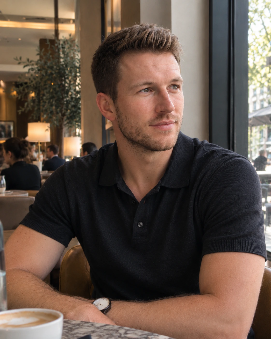 AI-generated CANDID dating photo example