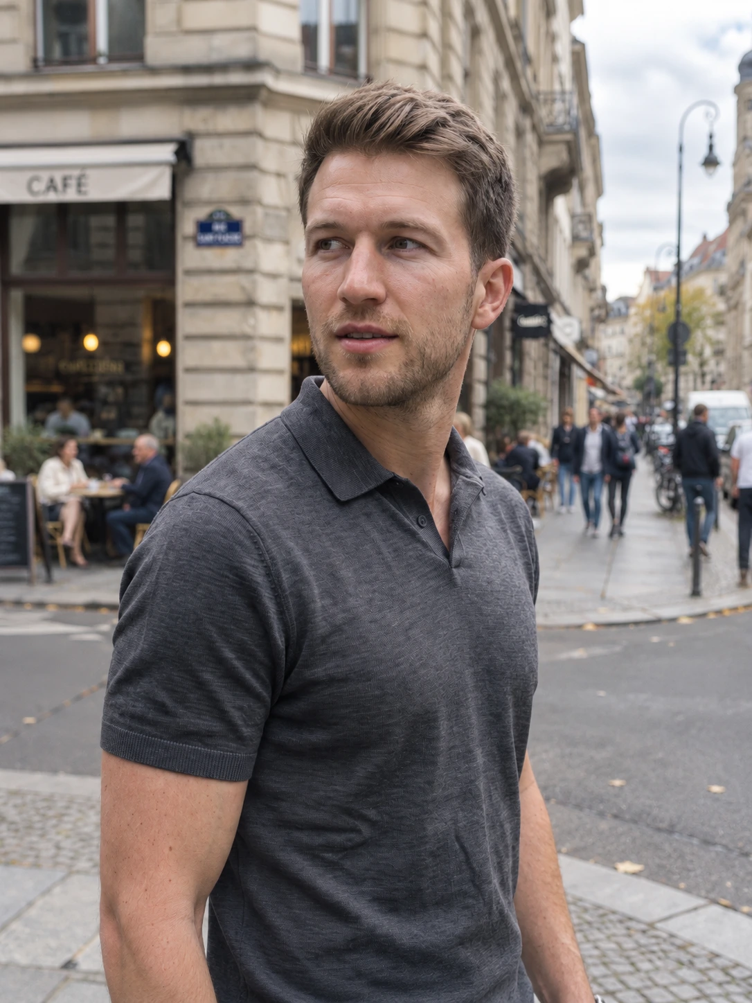 AI-generated CASUAL dating photo example